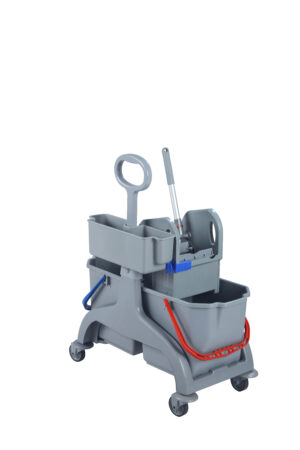E-Hygiene Double Bucket Grey  With Side Bucket