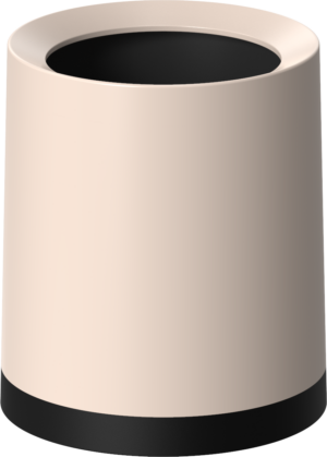 Round Open-Top Waste Bin