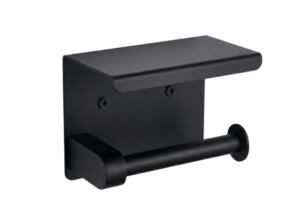 Toilet Paper Holder with Storage Shelf