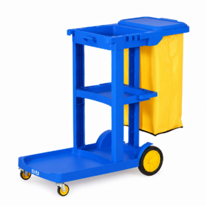Commercial Housekeeping Service Trolley with Covered Bag