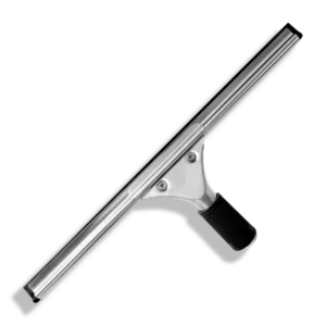 Stainless steel glass squeegee