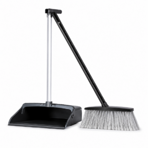 Open Dustpan & Broom Set